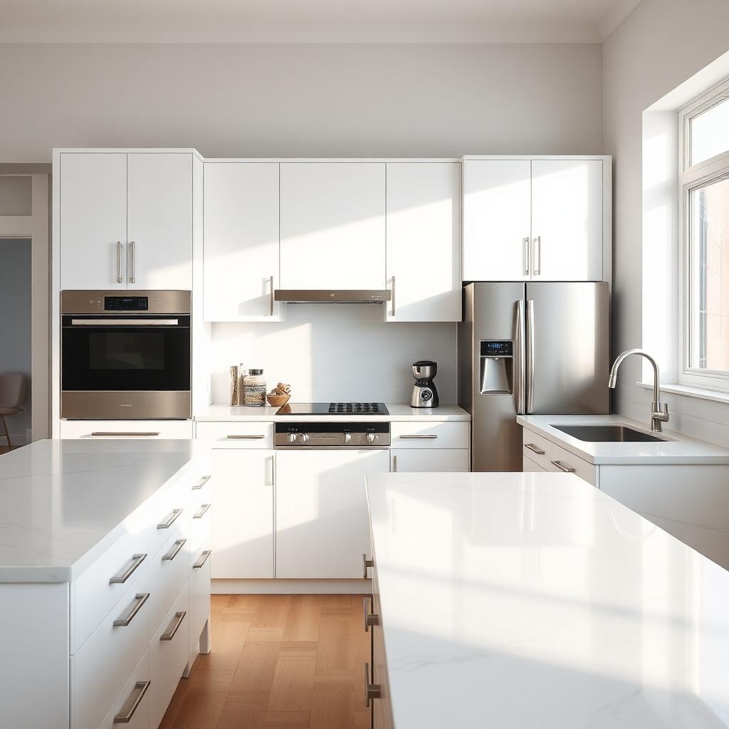 Professional kitchen deep cleaning in an Avon, OH home